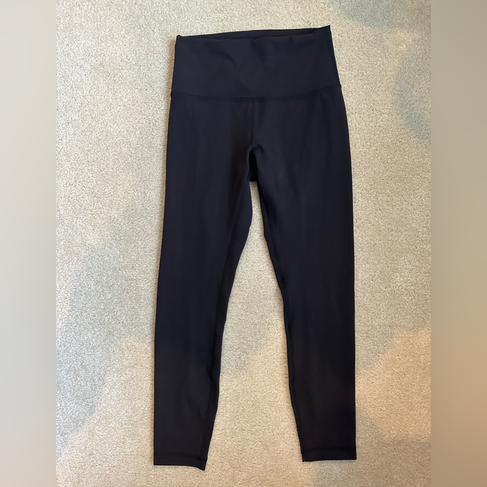 NEW lululemon Fast and Free High Rise Tight 25” Legging Black Size 6